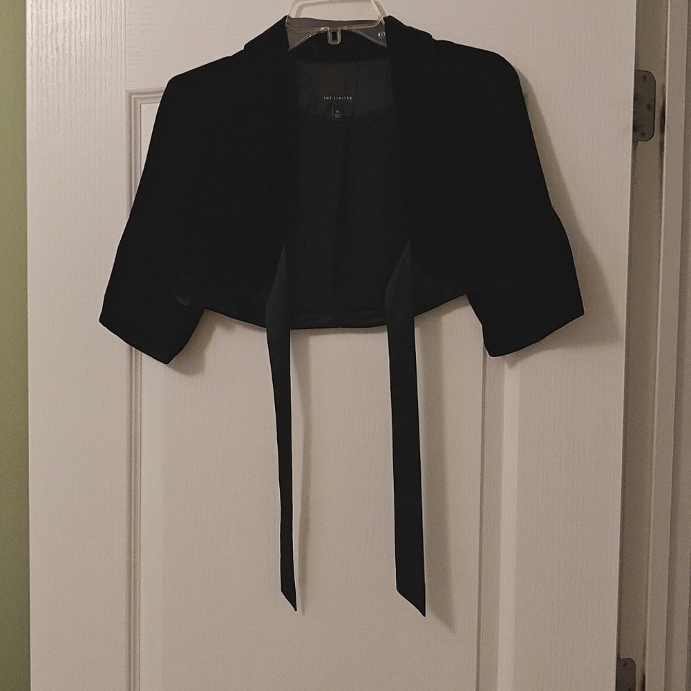 The Limited Black cropped shrug size XS